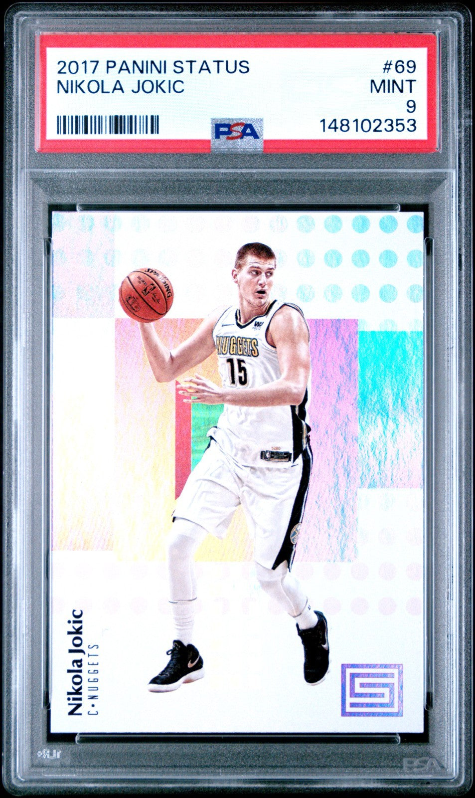 2017-18 Panini Status - Nikola Jokić #69 PSA 9
