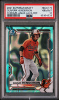 2021 Bowman Draft - Chrome Gunnar Henderson #BDC-175 Aqua Lava Refractor /199