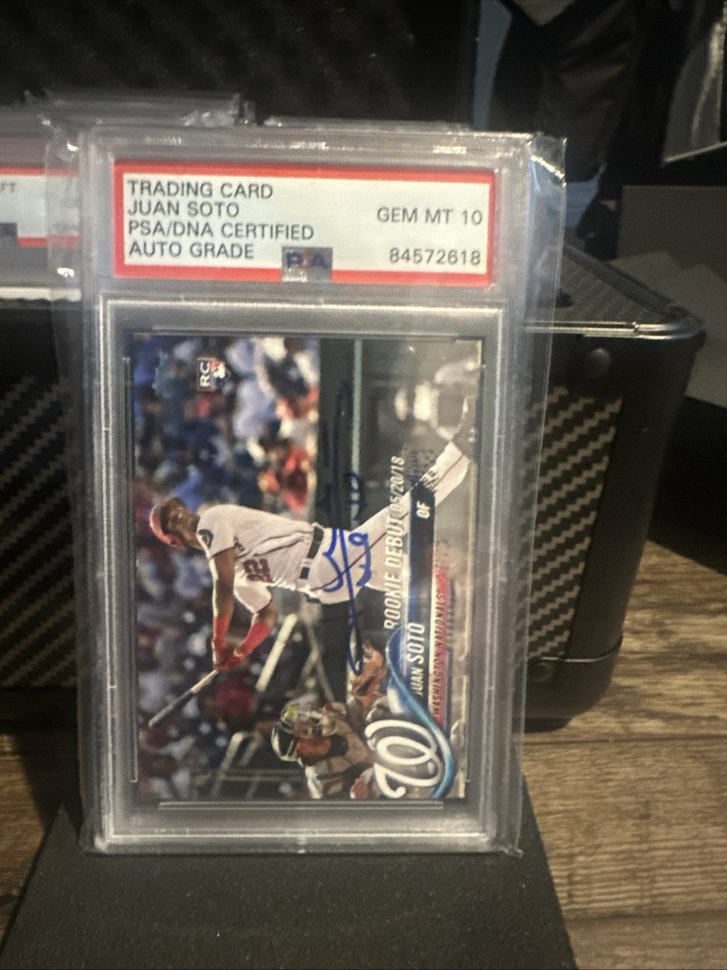 2018 Topps Update Series - Rookie Debut Juan Soto #US104 (RC) PSA/DNA 10 Auto