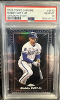 2025 Topps Chrome Shadow Etch #SE10 Bobby Witt Jr. PSA 10 CASE HIT Royals