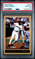 1998 Topps - Barry Bonds #317 PSA 10 LOW POP!