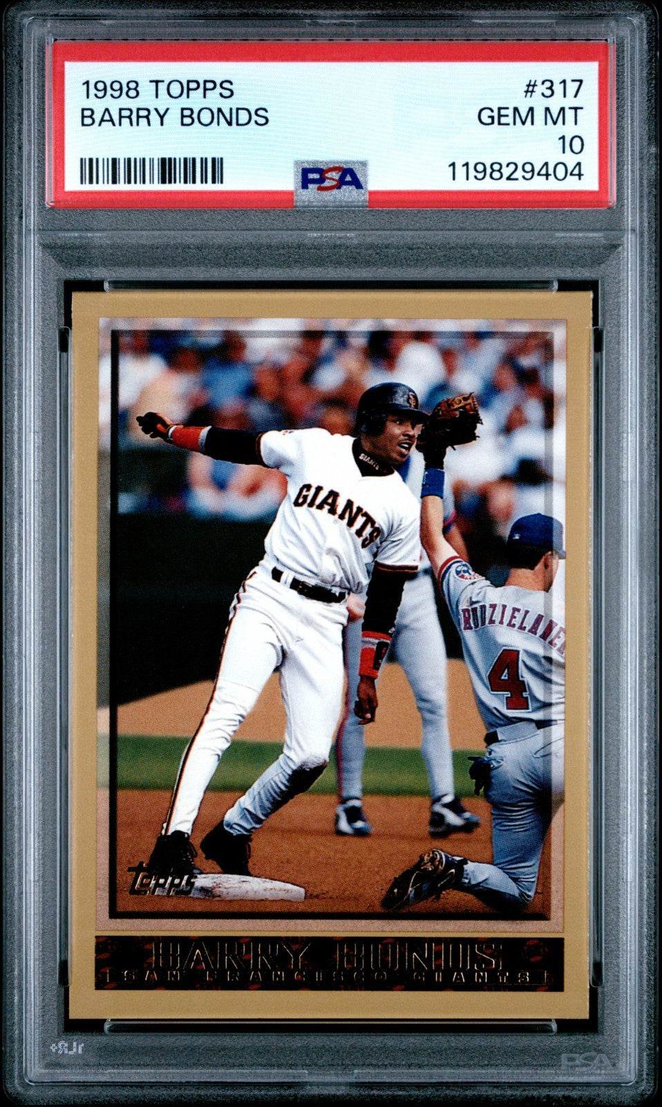 1998 Topps - Barry Bonds #317 PSA 10 LOW POP!