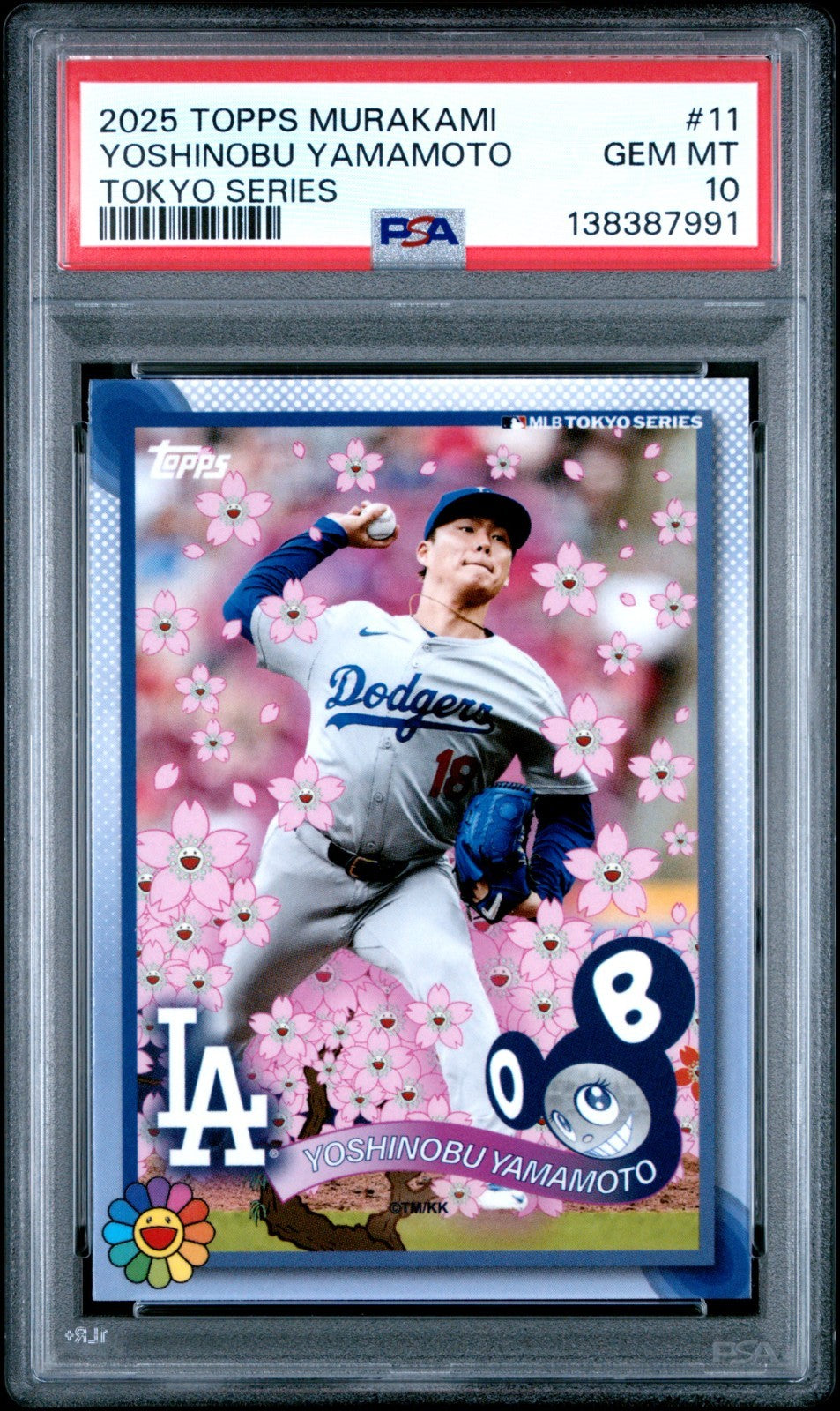 2025 Topps Mlb World Tour Tokyo Series Takashi Murakami #11 PSA 10