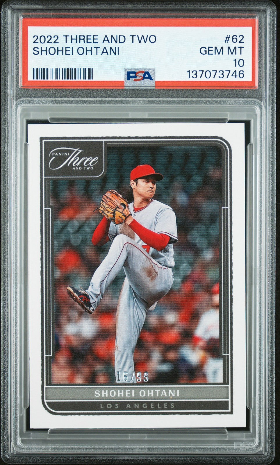 2022 Panini Three and Two - Shohei Ohtani #62 /99 PSA 10 POP 4!