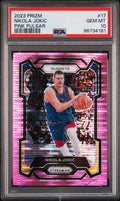 2023-24 Panini Prizm - Nikola Jokić #17 Pink Pulsar Prizm /42 PSA 10 POP 2!