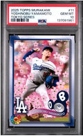 2025 Topps Murakami #11 Yoshinobu Yamamoto Tokyo Series PSA 10