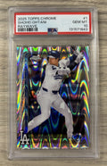 PSA 10 2025 Topps Chrome - Shohei Ohtani #1 RayWave Refractor Dodgers MVP GEM