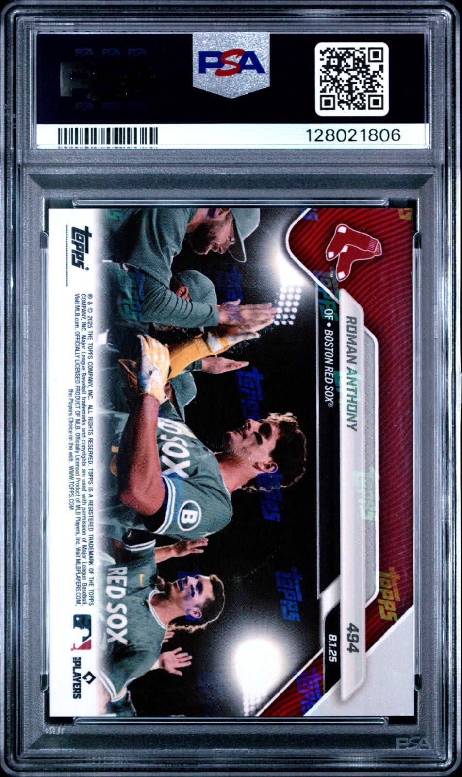 2025 Topps Now - Call-Up Roman Anthony #494 PSA 10