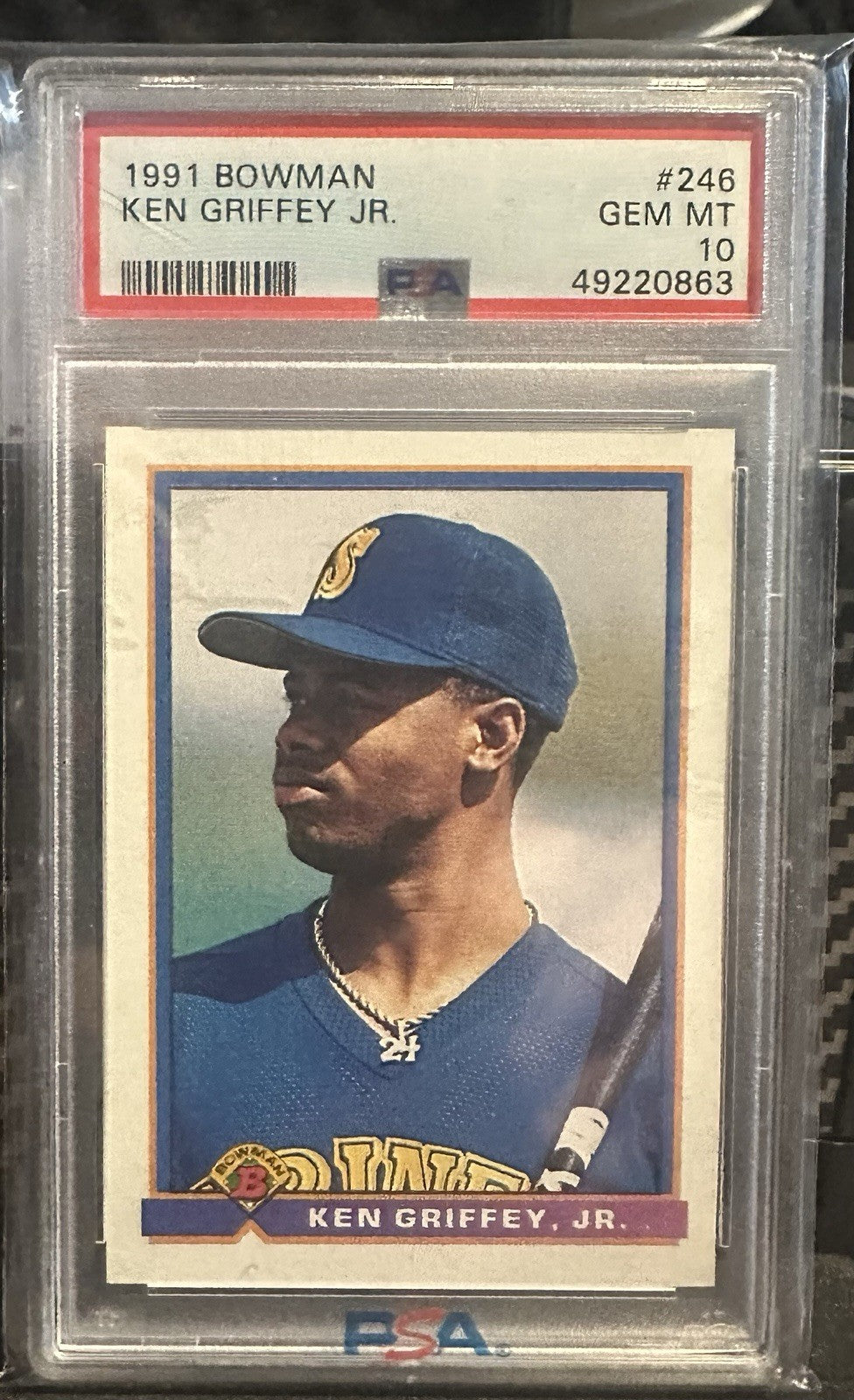 1991 Bowman - Ken Griffey Jr #246 PSA 10
