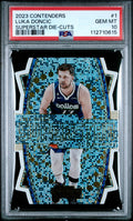 2023-24 Panini Contenders - Superstar Die-Cuts Luka Dončić #1 PSA 10 Low POP
