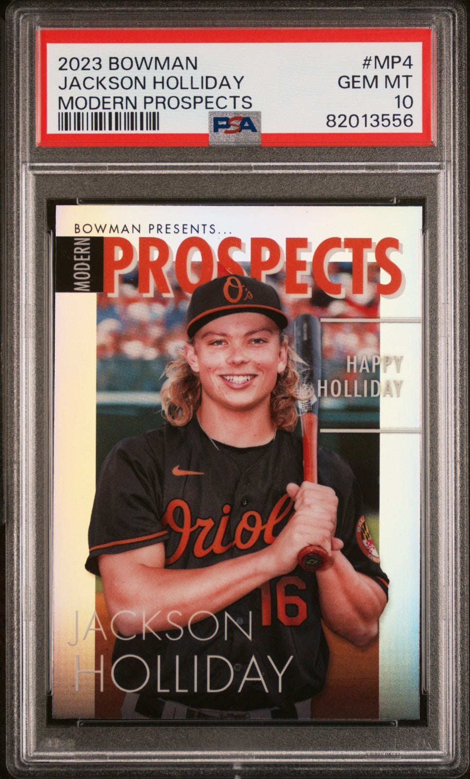 2023 Bowman - Modern Prospects Jackson Holliday #MP-4 (RC) PSA 10