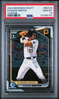 2024 Bowman Draft #BDC22 Konnor Griffin Chrome PSA 10