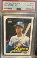 1989 Topps Traded Set-Break # 41T Ken Griffey Jr. PSA 10 GEM MINT