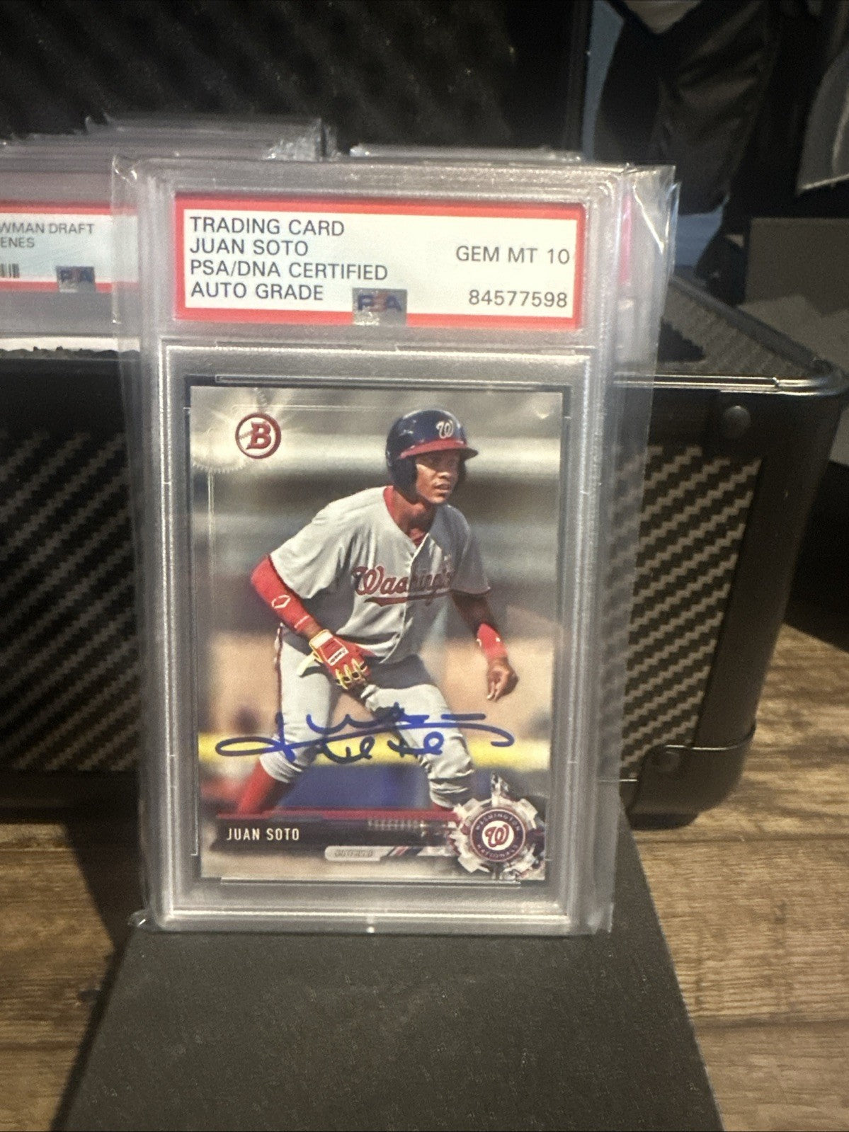 2017 Bowman Draft - Juan Soto Auto #BD-162 (RC) PSA/DNA 10