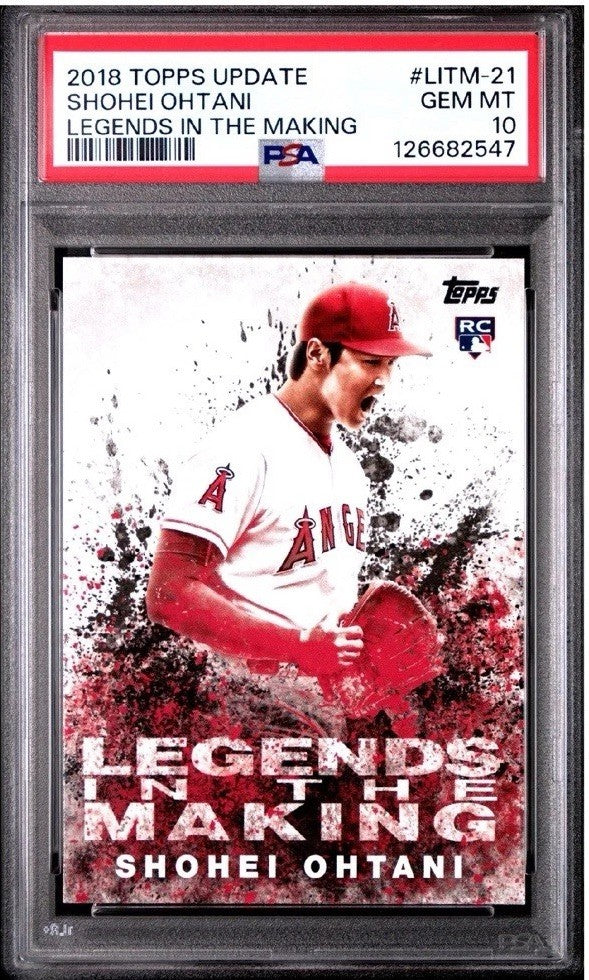 2018 Topps Update | Shohei Ohtani RC Legends in the Making #LITM-21 PSA 10