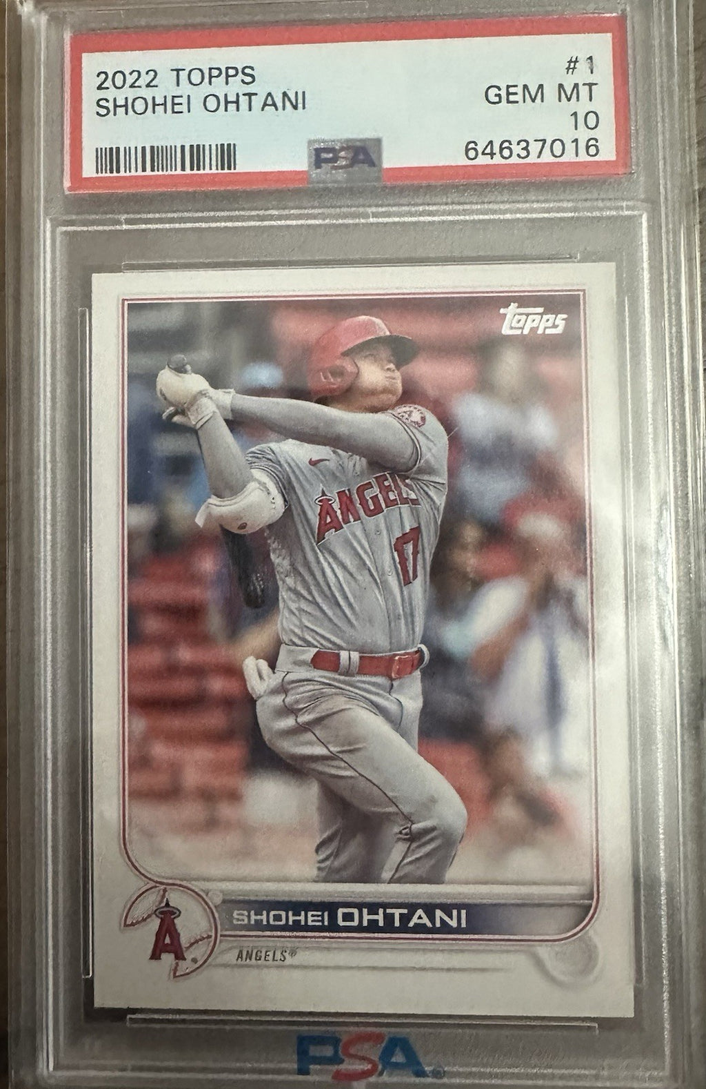 2022 Topps Series 1 - Shohei Ohtani #1 PSA 10
