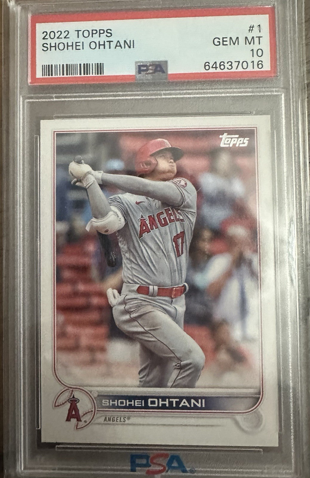 2022 Topps Series 1 - Shohei Ohtani #1 PSA 10