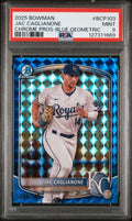 2025 Bowman - Chrome Prospects Jac Caglianone #BCP-103 Blue Geo PSA 9