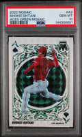 2022 Panini Mosaic - Aces-Green Mosaic Shohei Ohtani #A-2 Low POP!