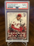 2018 Topps Update Shohei Ohtani Legends In The Making RC PSA 10 #LITM-21