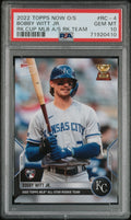 2022 Topps Now Rookie Cup - Bobby Witt Jr. #RC-4 (RC) PSA 10