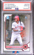 2022 Bowman - Chrome Prospects Elly De La Cruz #BCP-50 (RC) PSA 10