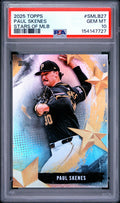 2025 Topps Series 1 - Stars of Mlb Paul Skenes #SMLB-27 PSA 10