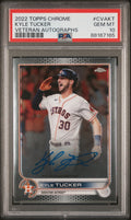 2022 Topps Chrome - Chrome Veteran Autographs Kyle Tucker #CVA-KT (AU) PSA 10
