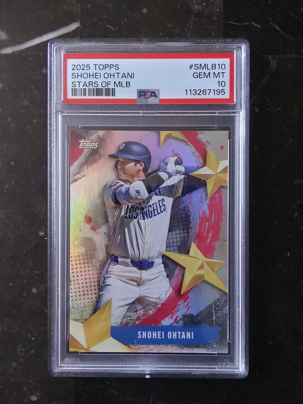 2025 Topps Stars Of MLB Shohei Ohtani #SMLB-10 PSA 10 GEM MINT