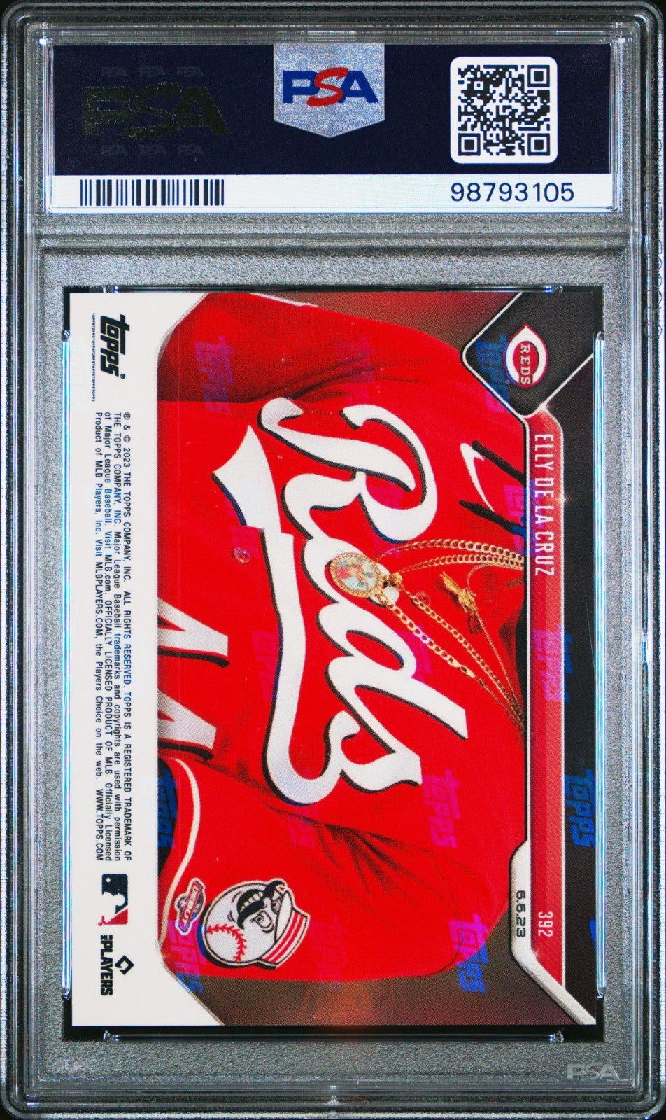 2023 Topps Now - Call-Up Elly De La Cruz #392 (RC) PSA 10