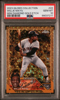 2023 Topps Gilded Collection - Willie Mays #22 Mini-Diamond Refractor /50 PSA 10