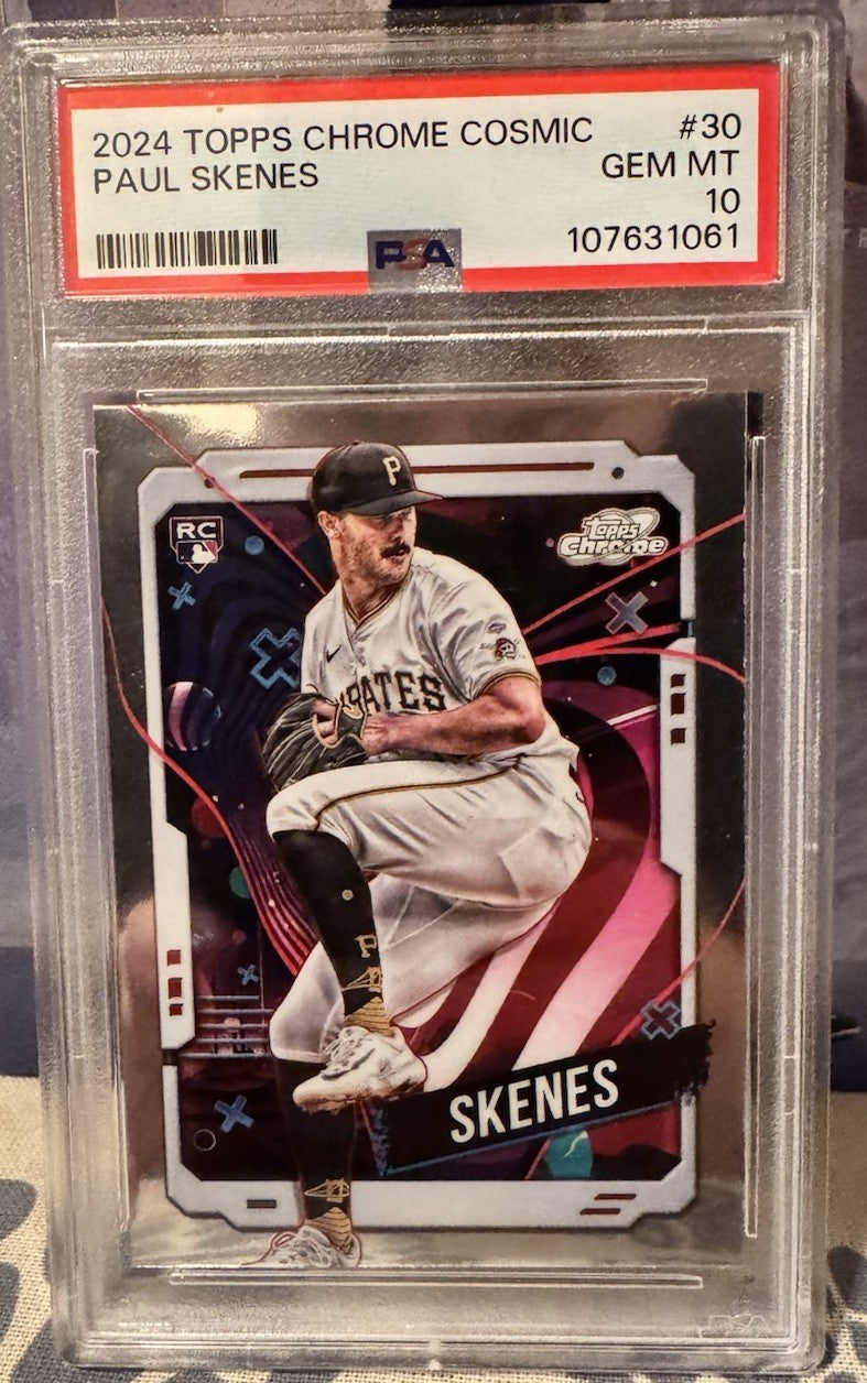 2024 Topps Cosmic Chrome Paul Skenes PSA 10