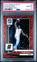 2022-23 Panini Donruss Optic - Kevin Durant #9 Red Fast Break Prizm /75 PSA 10