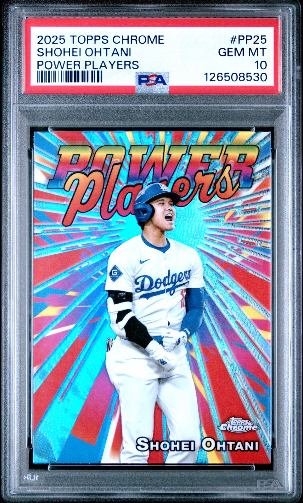 2025 Topps Chrome Shohei Ohtani Power Players #PP25 PSA 10