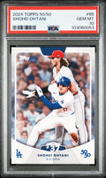 2024 Topps 50/50: Shohei Ohtani - Shohei Ohtani #65 PSA 10