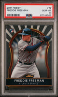 2011 Topps Finest #72 Freddie Freeman Rookie PSA 10 LOW POP!