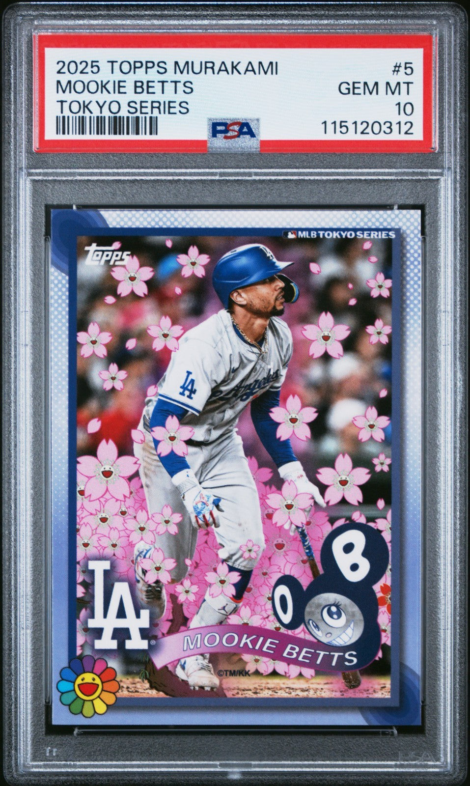 2025 Topps Murakami Tokyo Series #5 Mookie Betts PSA 10