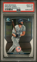 Spencer Jones 2023 Bowman Chrome Prospects 1st #BCP139 Yankees PSA 10