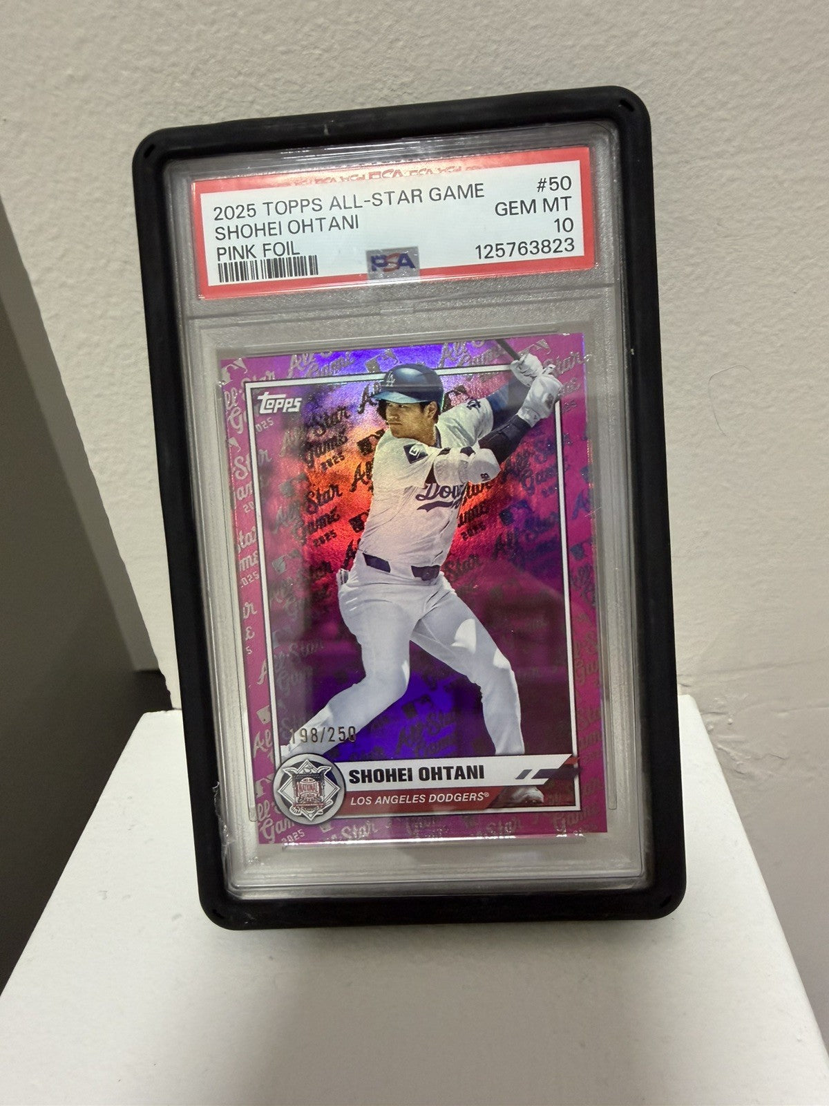 2025 TOPPS ALL-STAR GAME PINK FOIL #50 SHOHEI OHTANI/250 GEM MINT PSA 10 Dodgers