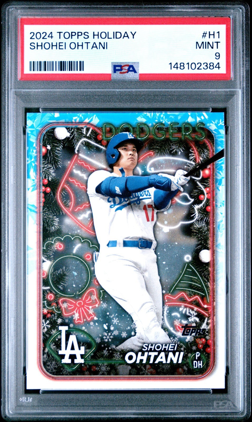 2024 Topps Holiday - Shohei Ohtani #H1 Holiday Tree PSA 9