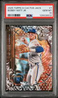 Bobby Witt Jr 2025 Topps x Cactus Jack #7 PSA 10 POP 14!