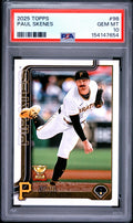 2025 Topps Series 1 - Paul Skenes #98 PSA 10