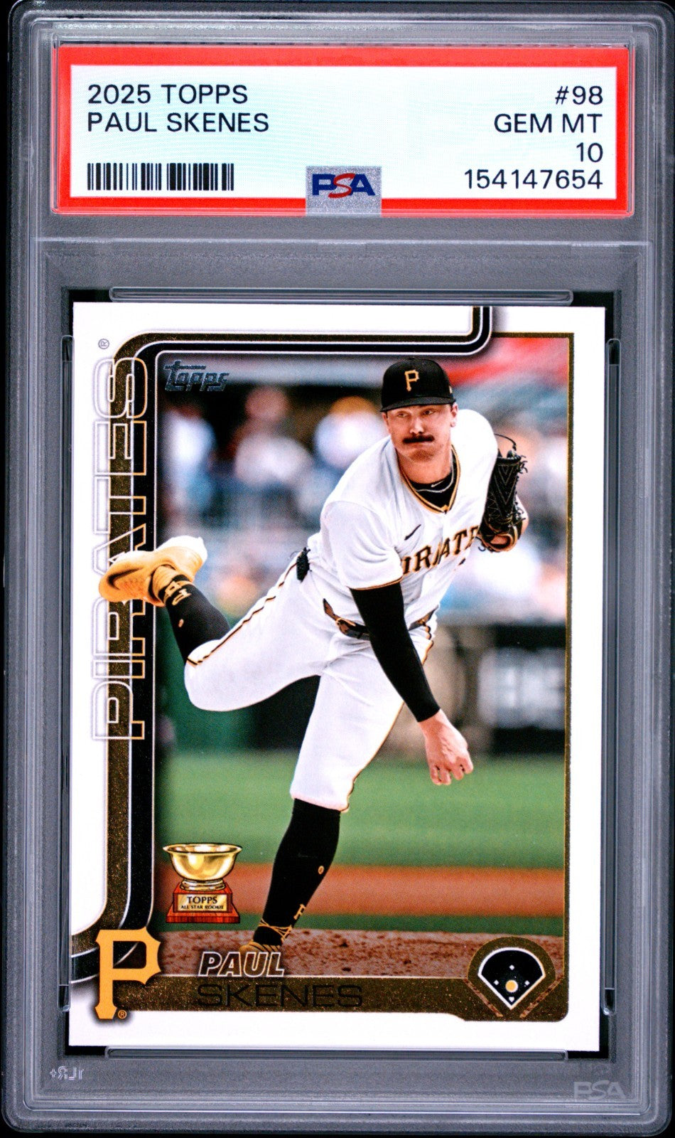 2025 Topps Series 1 - Paul Skenes #98 PSA 10