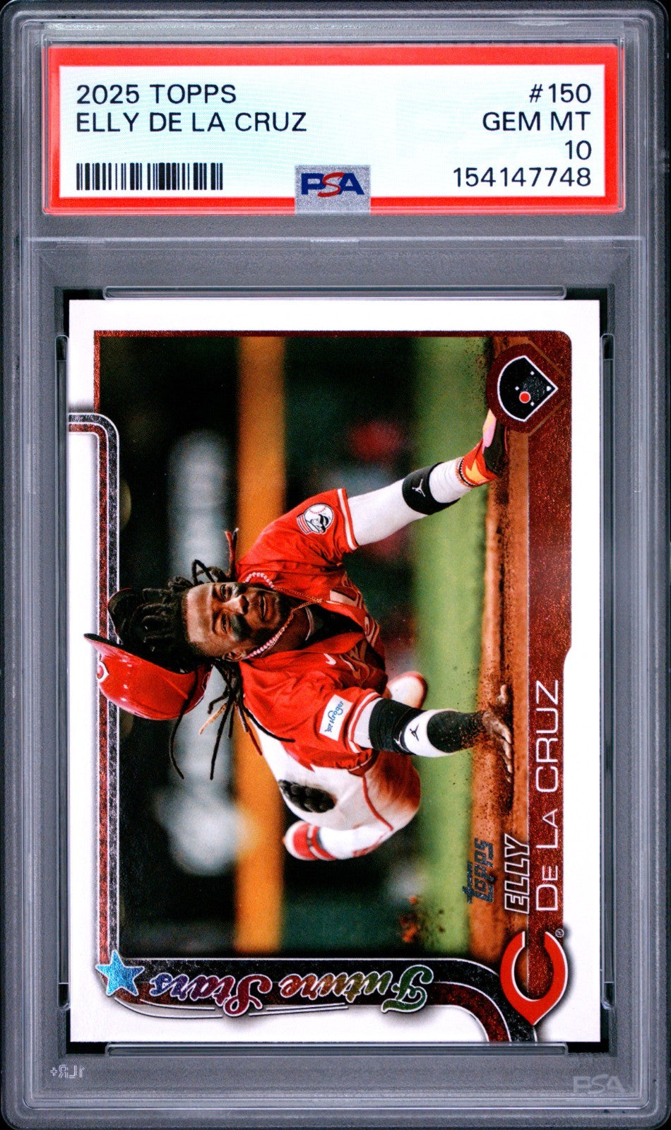 2025 Topps Series 1 - Future Stars Elly De La Cruz #150 PSA 10