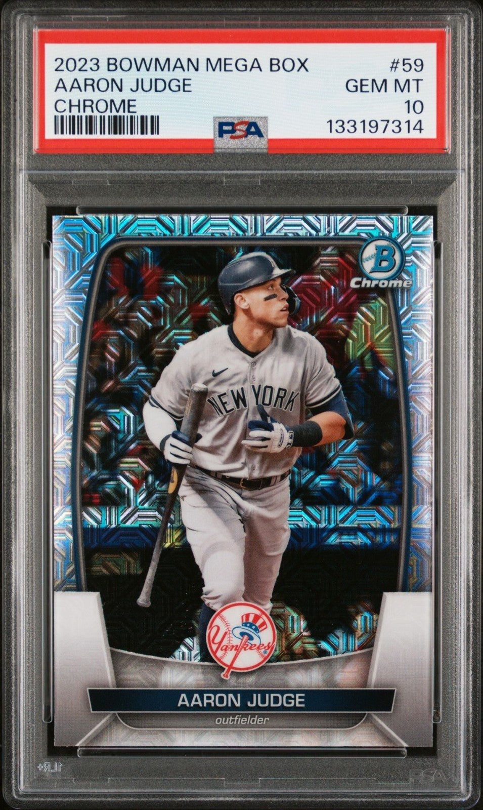 Aaron Judge 2023 Bowman Mega Box Chrome #59 PSA 10