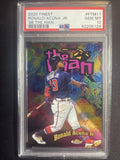 2020 Topps Finest - Finest the Man Ronald Acuña Jr. #FTM-11 PSA 10