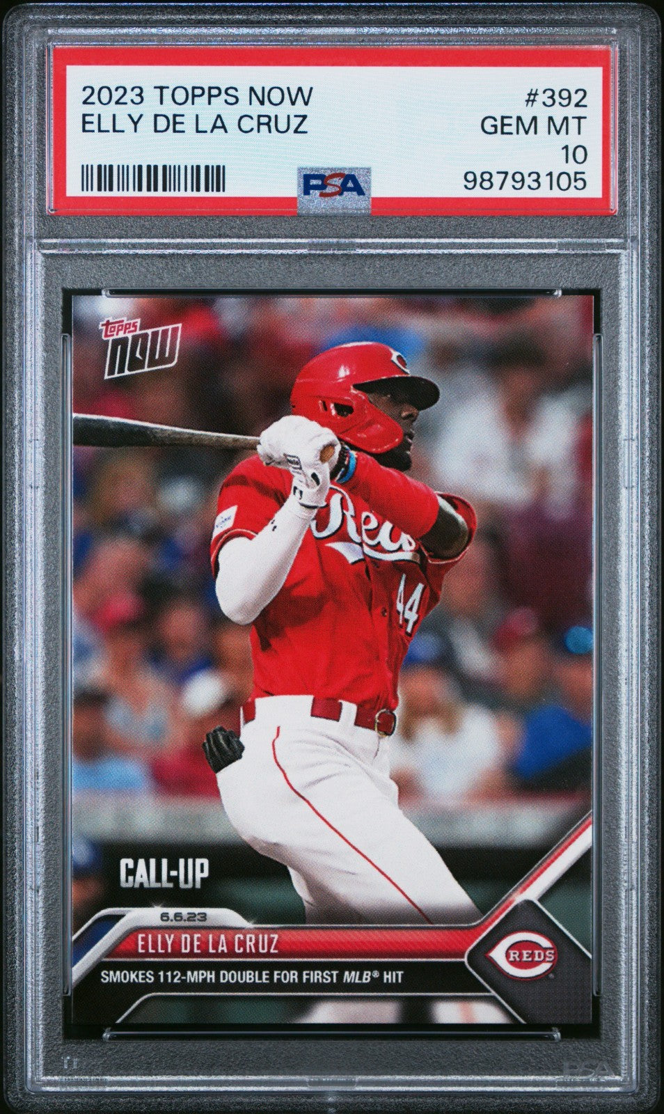 2023 Topps Now - Call-Up Elly De La Cruz #392 (RC) PSA 10