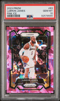 2023-24 Panini Prizm - LeBron James #63 Pink Ice Prizm PSA 10