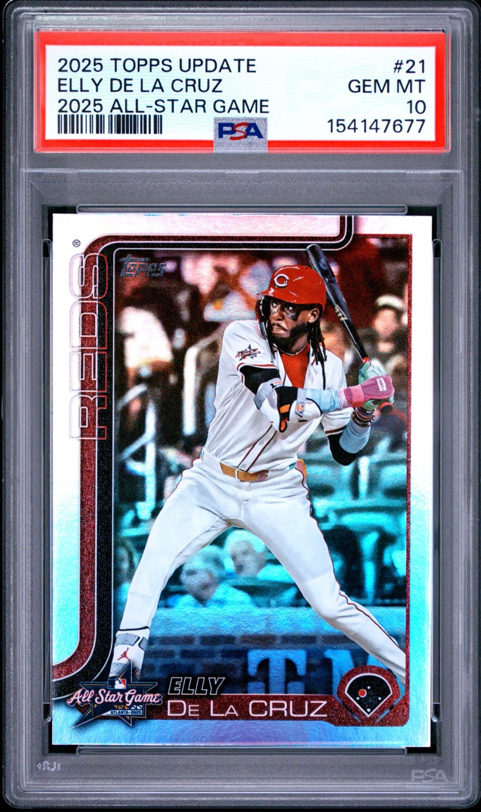 2025 Topps Update Series - All-Star Game Elly De La Cruz #ASG-21 PSA 10 POP 2!