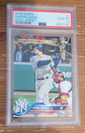 2018 Topps #1 Aaron Judge Gray Jersey PSA 10 New York Yankees